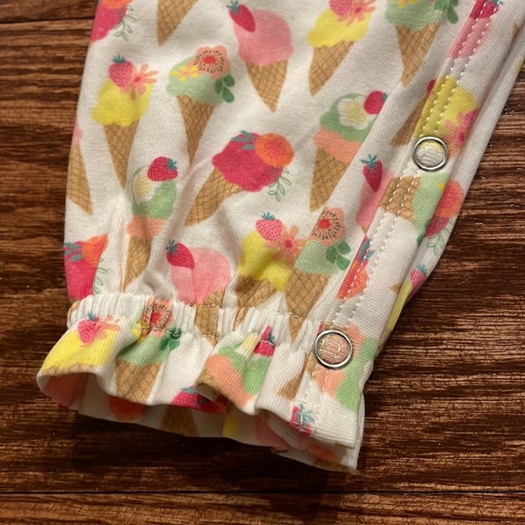 OLLIE JAY baby girl CAMILA ICE CREAM Romper summer tank size 3-6 months - Picture 5 of 9